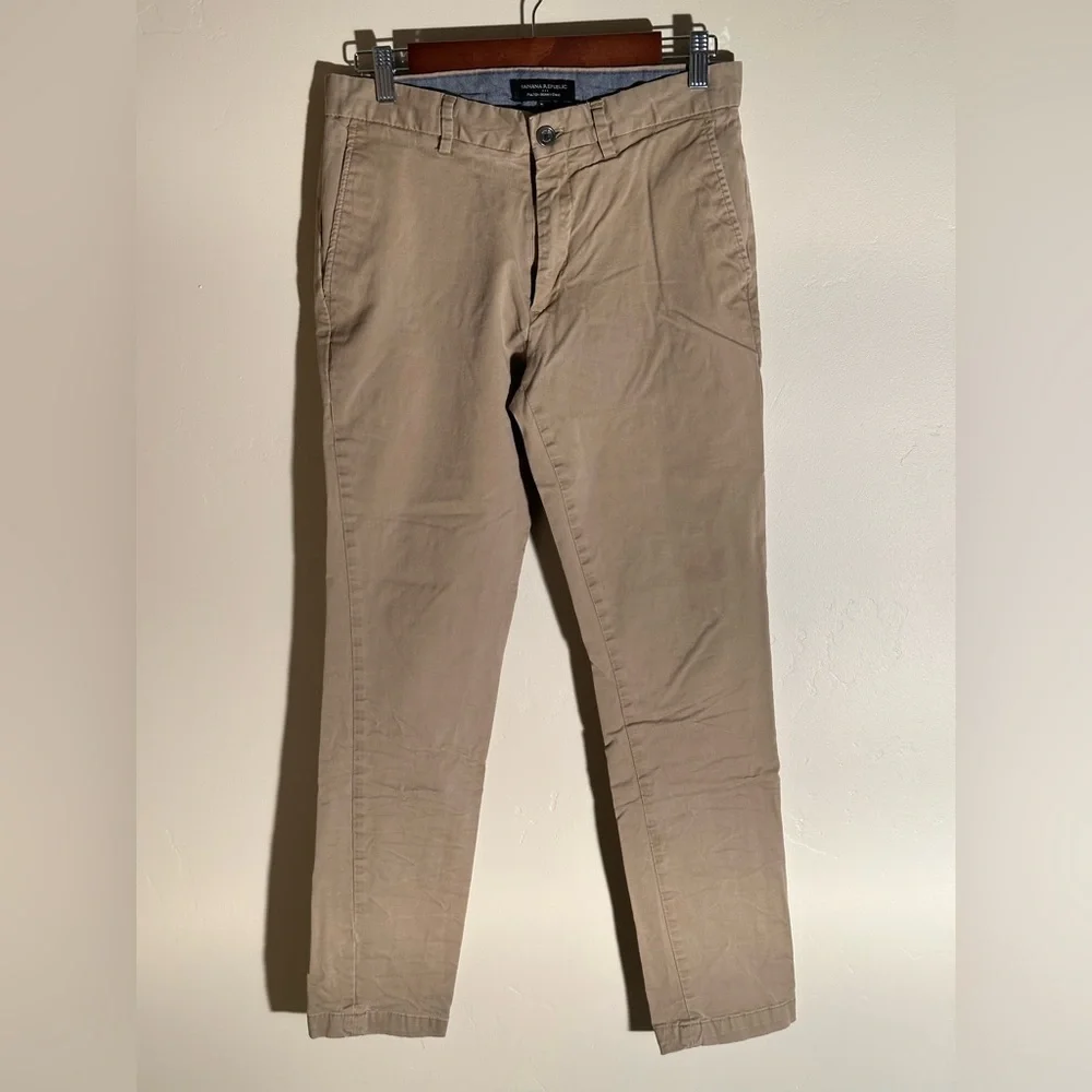 Banana Republic Fulton Skinny Chino Pants Men’s 30x30 Khaki
